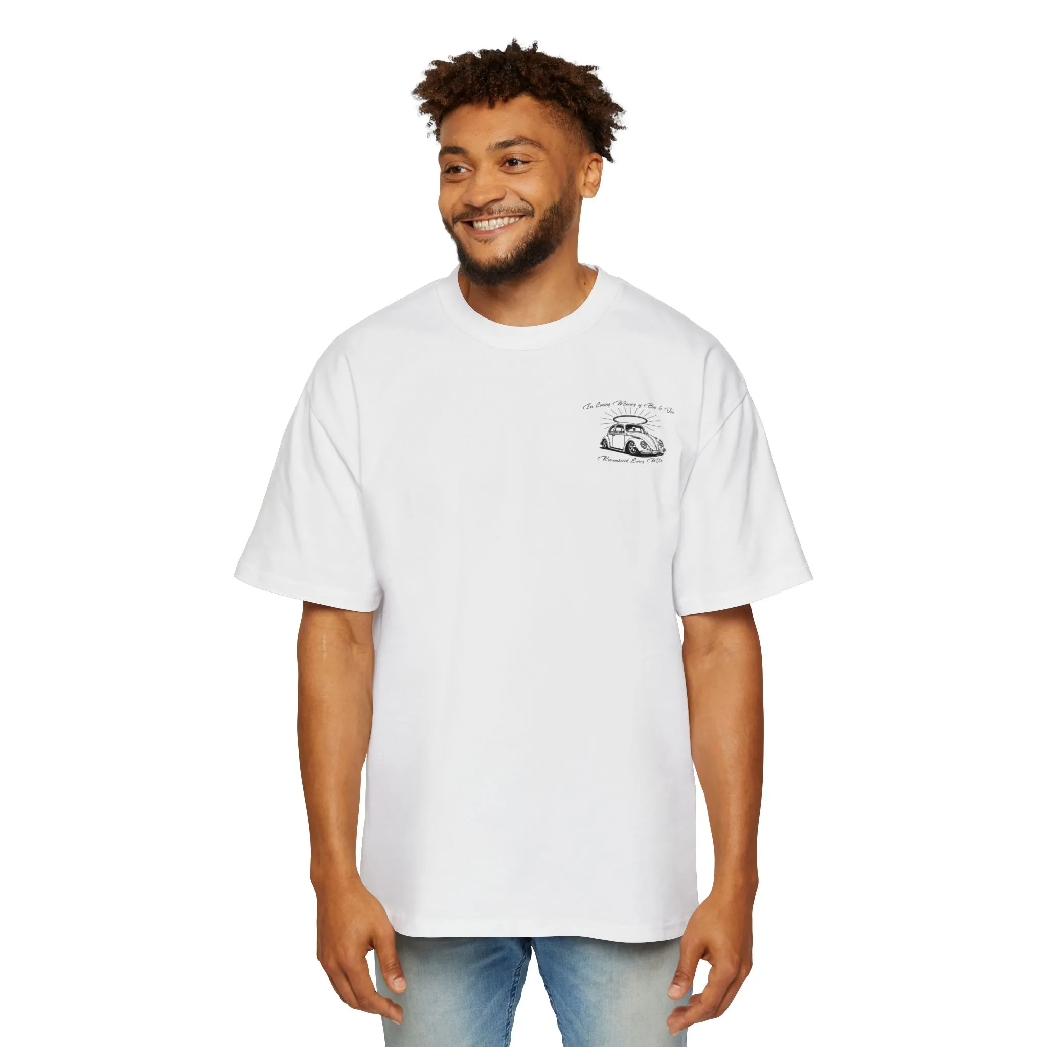 Boo & Jen Memorial Tribute Tee - Heavy Weight Oversized - Image 4