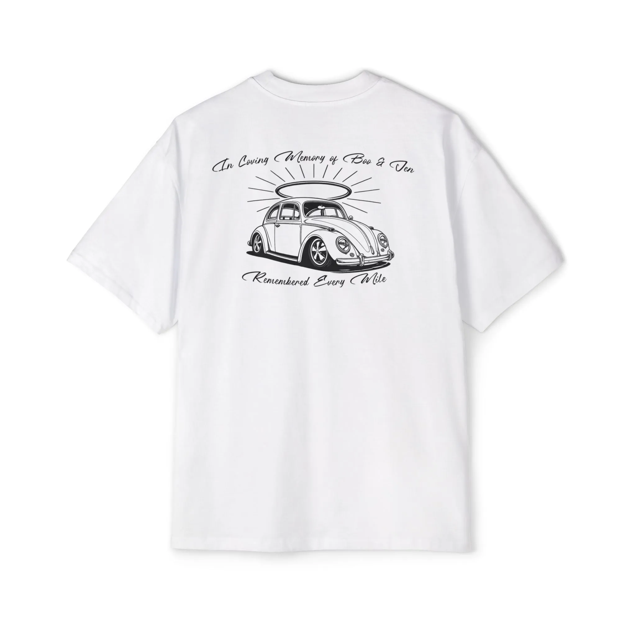 Boo & Jen Memorial Tribute Tee - Heavy Weight Oversized - Image 3