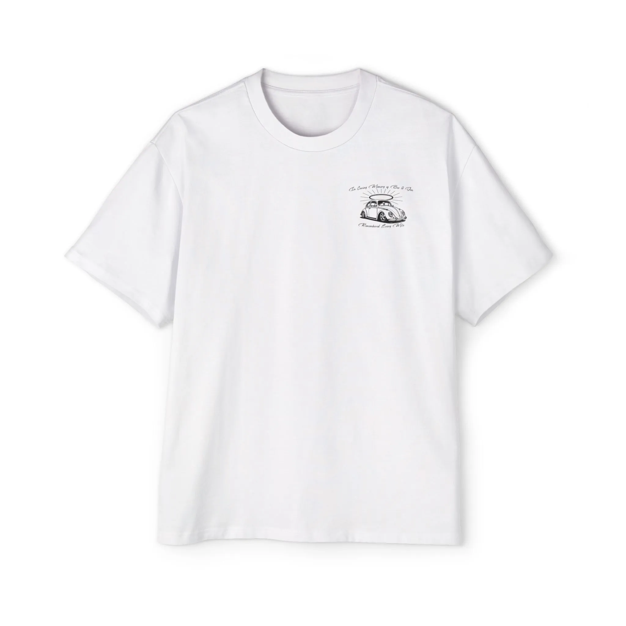 Boo & Jen Memorial Tribute Tee - Heavy Weight Oversized - Image 2